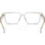 Versace Glasses VE3374U Light Transparent Grey Clear Inner Frame