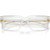 Versace Glasses VE3374U Light Transparent Grey Clear Front Folded