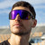 ARC Eyewear Aether Matte Black Purple Polarised Lifestyle