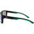 Stingray Eyewear Yellowfin Rubber Black Green Polarised Temple
