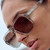 Bask Eyewear Blake Crystal Stone Brown Gradient Polarised Lifestyle