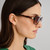 Oroton Ainsley II Chocolate Signature Tort Brown Lifestyle