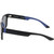 Quiksilver Castaway Matte Black Smoke Polarised Temple