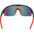 Quiksilver Tropic Tracker Black Red Red Orange Mirror Inner Frame