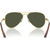 Ray-Ban Aviator Max RB3925 Arista Green Glass Inner Frame