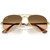 Ray-Ban Aviator Max RB3925 Arista Brown Gradient Glass Front Folded
