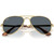 Ray-Ban Aviator Max RB3925 Arista Blue Glass Front Folded