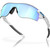 Oakley Radarlock Path (A) Matte White Prizm Deep Water Polarised Angle