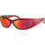 Arnette Catfish AN4302 Transparent Orange Red Orange Mirror Angle