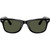 Ray-Ban Original Wayfarer RB2140 Black Transparent Green Glass Front