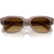 Ray-Ban State Street RB2186 Transparent Light Brown Brown Gradient Front Folded