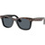 Ray-Ban Wayfarer RB2240 Havana on Black Blue Angle