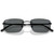 Ray-Ban RB3768 Black Dark Grey Polarised Front Folded