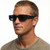 Liive Innocent Matte Black Smoke Polarised Lifestyle