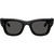Ray-Ban Wayfarer Puffer RB4940B Black Strass Dark Grey Front