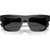 Prada PRC03S Black Dark Grey Front Folded