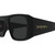 Saint Laurent SL832F Black Black Temple