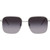 Prada PRC54SD Silver Grey Gradient Front
