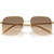 Prada PRC54SD Pale Gold Light Brown Gradient Front Folded