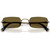 Miu Miu MUB50S Old Gold Dark Brown Front Folded