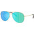 Michael Kors Perledo MK1172 Light Gold Blue Mirror Polarised Angle