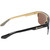 Dragon Eyewear Slotted Black Gold LL Ionised Temple