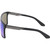 Dragon Eyewear Ultra Matte Black Blue LL Ionised Temple