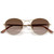 Giorgio Armani AR6177 Matte Pale Gold Brown Gradient Front Folded