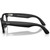 Ray-Ban Smart Glasses Meta Wayfarer Gen 2 RW4012 Matte Black Clear Blue Light Temple