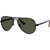 Ray-Ban Aviator Max RB3925 Black Green Angle