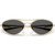 Tiffany & Co. TF3117 Pale Gold Dark Grey Front Folded