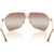 Dolce & Gabbana DG2326 Rose Gold Pink Brown Mirror Inner Frame