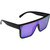 Ugly Fish Havok Matte Black Purple Mirror Polarised Angle
