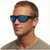 Liive Whiting Matte Black Blue Mirror Polarised Lifestyle