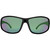 Liive Straddy X Black Green Mirror Polarised Front
