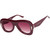 Valley Eyewear Bowery Burgundy Rose Gradient Angle