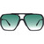 Valley Eyewear Rodeo Black Dark Green Gradient Front