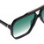 Valley Eyewear Rodeo Black Dark Green Gradient Lens