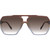 Valley Eyewear Rodeo Chocolate Fade to Crystal Brown Gradient Front
