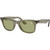 Ray-Ban Original Wayfarer RB2140 Transparent Green Bottle Green Angle