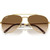 Ray-Ban New Aviator RB3625 Gold Brown Gradient Glass Front Folded