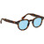 Moscot Lemtosh Matte Tortoise DG37 Blue Glass Angle