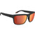 Spy Region XL Matte Black Happy Boost Orange Polarised Angle