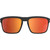 Spy Region XL Matte Black Happy Boost Orange Polarised Front