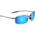 Maui Jim Breakwall Black Blue Hawaii Polarised Angle