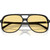 Ray-Ban Bill RB2198 Black Yellow Glass Front Folded