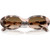 Ray-Ban RB2223 Pink Havana Clear Brown Gradient Front Folded