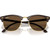 Ray-Ban Clubmaster Classic RB3016 Brown and Gold Dark Brown Front Folded