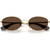 Burberry BE3169 Light Gold Dark Brown Front Folded