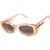OUTLET Valley Eyewear Sid (O) Crystal Pink Brown Gradient Angle